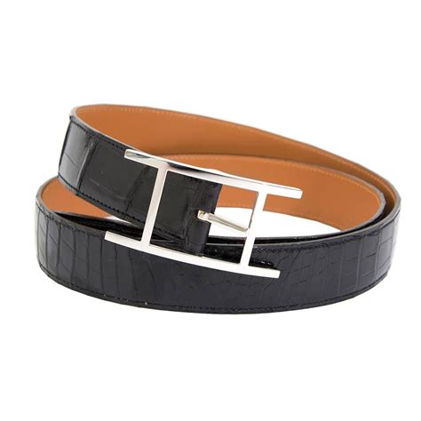 hermes croco belt|Hermes crocodile belt for sale.